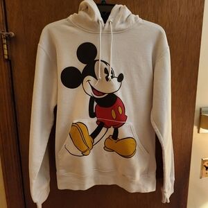 Authentic Disney Mickey Mouse Hoodie Sweat Shirt Size S